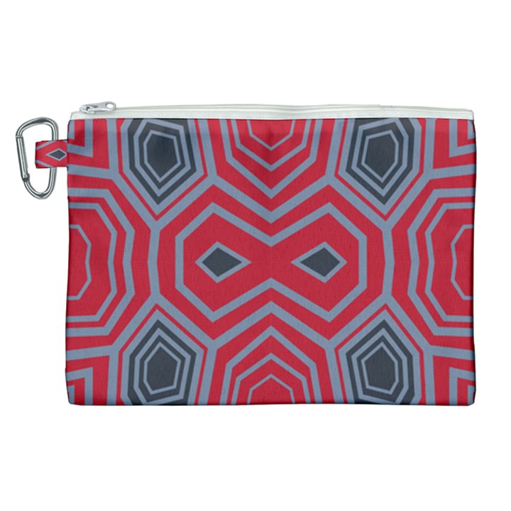 Abstract pattern geometric backgrounds  Canvas Cosmetic Bag (XL)