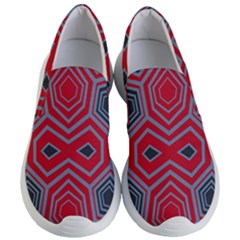 Abstract Pattern Geometric Backgrounds  Women s Lightweight Slip Ons by Eskimos