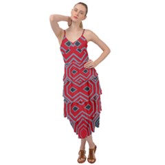 Abstract Pattern Geometric Backgrounds  Layered Bottom Dress by Eskimos