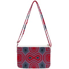 Abstract Pattern Geometric Backgrounds  Double Gusset Crossbody Bag by Eskimos