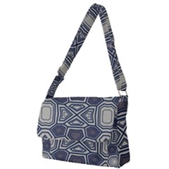 Abstract Pattern Geometric Backgrounds Full Print Messenger Bag (s) by Eskimos