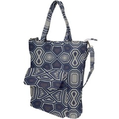 Abstract Pattern Geometric Backgrounds Shoulder Tote Bag by Eskimos