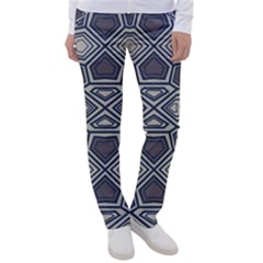 Abstract Pattern Geometric Backgrounds Women s Casual Pants