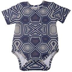 Abstract Pattern Geometric Backgrounds Baby Short Sleeve Onesie Bodysuit by Eskimos