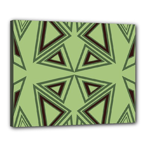 Abstract Pattern Geometric Backgrounds Canvas 20  X 16  (stretched) by Eskimos