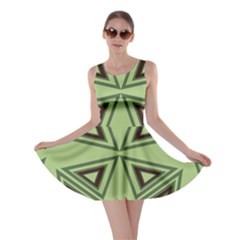 Abstract Pattern Geometric Backgrounds Skater Dress by Eskimos