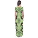 Abstract pattern geometric backgrounds Short Sleeve Maxi Dress View2