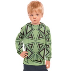 Abstract Pattern Geometric Backgrounds Kids  Hooded Pullover by Eskimos