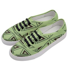 Abstract Pattern Geometric Backgrounds Women s Classic Low Top Sneakers by Eskimos