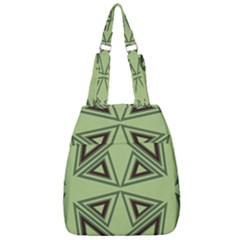 Abstract Pattern Geometric Backgrounds Center Zip Backpack by Eskimos