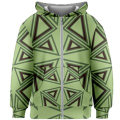 Abstract Pattern Geometric Backgrounds Kids  Zipper Hoodie Without Drawstring by Eskimos