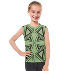 Abstract Pattern Geometric Backgrounds Kids  Mesh Tank Top by Eskimos