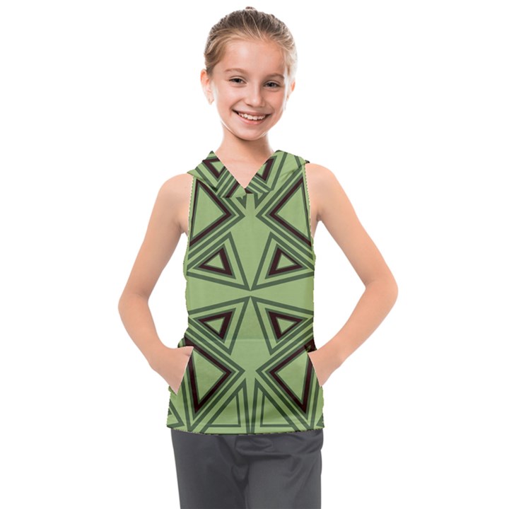 Abstract pattern geometric backgrounds Kids  Sleeveless Hoodie