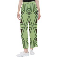 Abstract Pattern Geometric Backgrounds Women s Pants 