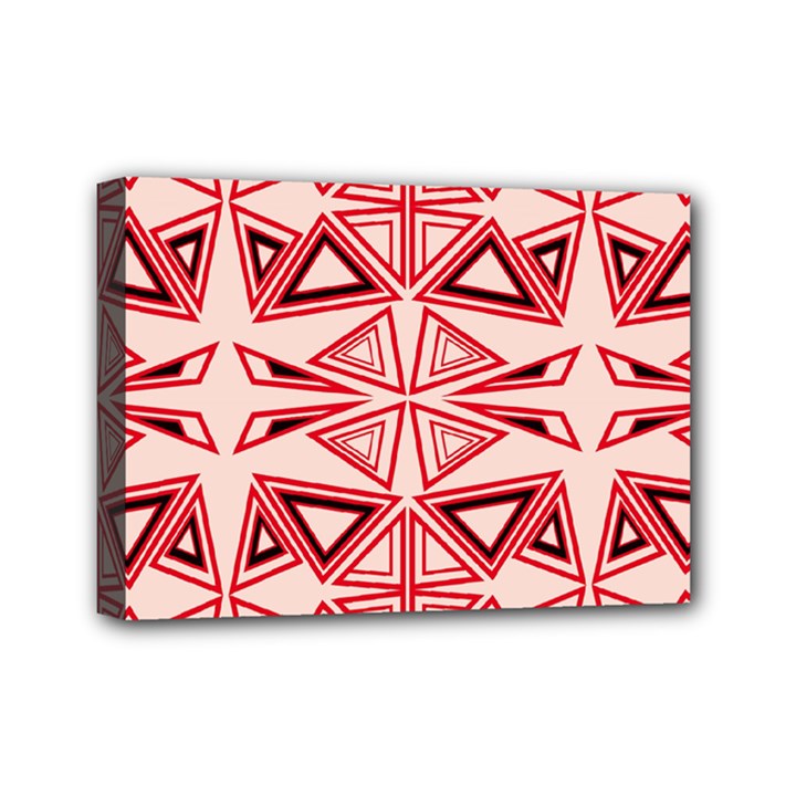 Abstract pattern geometric backgrounds  Mini Canvas 7  x 5  (Stretched)