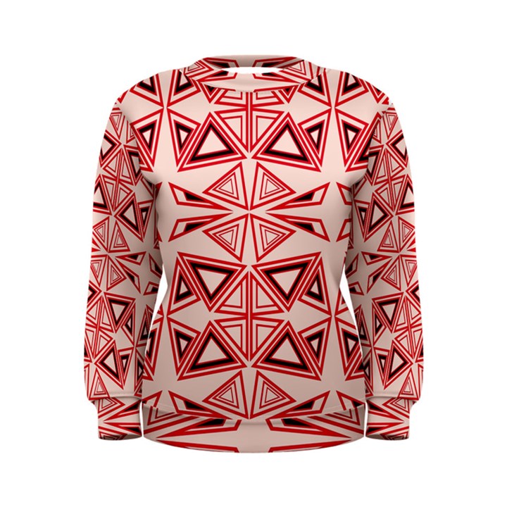 Abstract pattern geometric backgrounds  Women s Sweatshirt