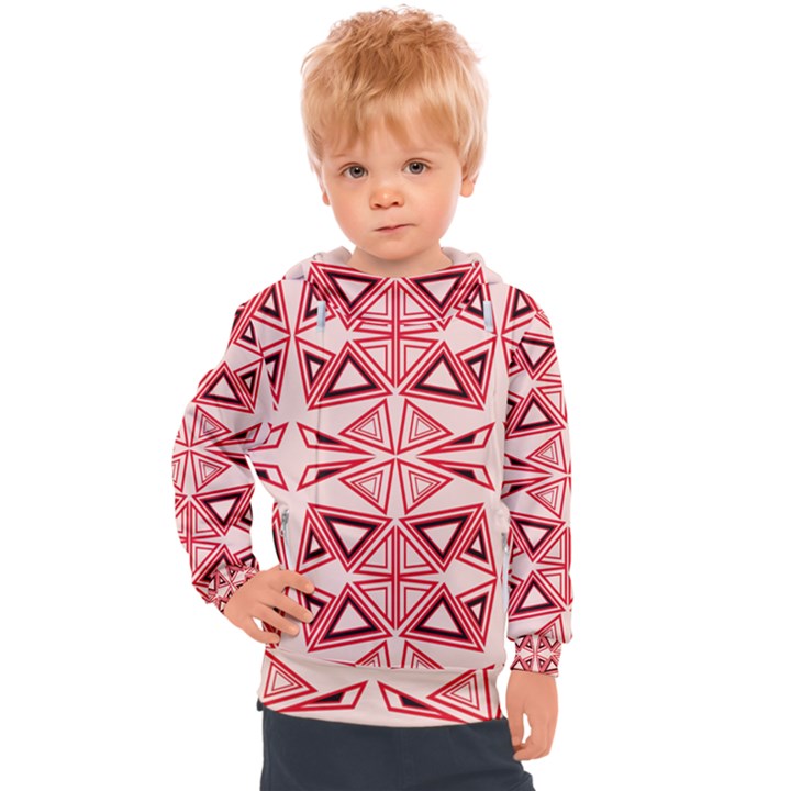 Abstract pattern geometric backgrounds  Kids  Hooded Pullover