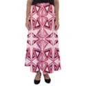 Abstract pattern geometric backgrounds  Flared Maxi Skirt View1