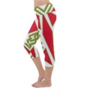 Abstract pattern geometric backgrounds Capri Yoga Leggings View2