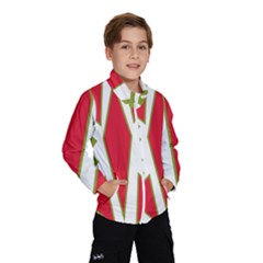 Abstract Pattern Geometric Backgrounds Kids  Windbreaker by Eskimos