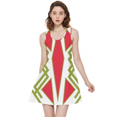 Abstract Pattern Geometric Backgrounds Inside Out Reversible Sleeveless Dress by Eskimos