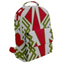 Abstract pattern geometric backgrounds Flap Pocket Backpack (Large) View2