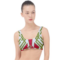 Abstract Pattern Geometric Backgrounds The Little Details Bikini Top by Eskimos