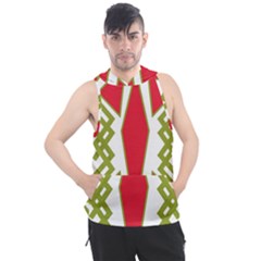 Abstract Pattern Geometric Backgrounds Men s Sleeveless Hoodie by Eskimos