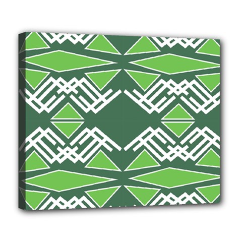 Abstract Pattern Geometric Backgrounds  Deluxe Canvas 24  X 20  (stretched) by Eskimos