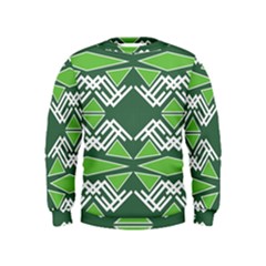 Abstract Pattern Geometric Backgrounds  Kids  Sweatshirt by Eskimos