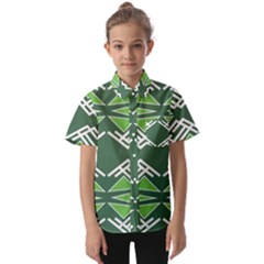 Abstract Pattern Geometric Backgrounds  Kids  Short Sleeve Shirt