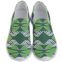 Abstract Pattern Geometric Backgrounds  Men s Lightweight Slip Ons by Eskimos