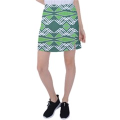 Abstract Pattern Geometric Backgrounds  Tennis Skirt by Eskimos