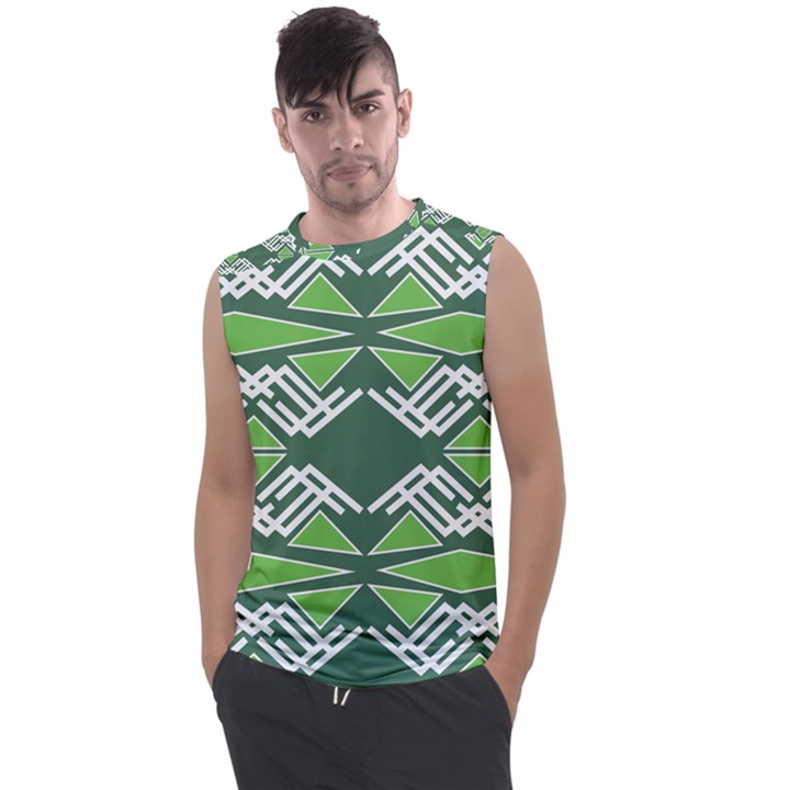 Abstract pattern geometric backgrounds  Men s Regular Tank Top