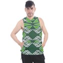 Abstract pattern geometric backgrounds  Men s Sleeveless Hoodie View1