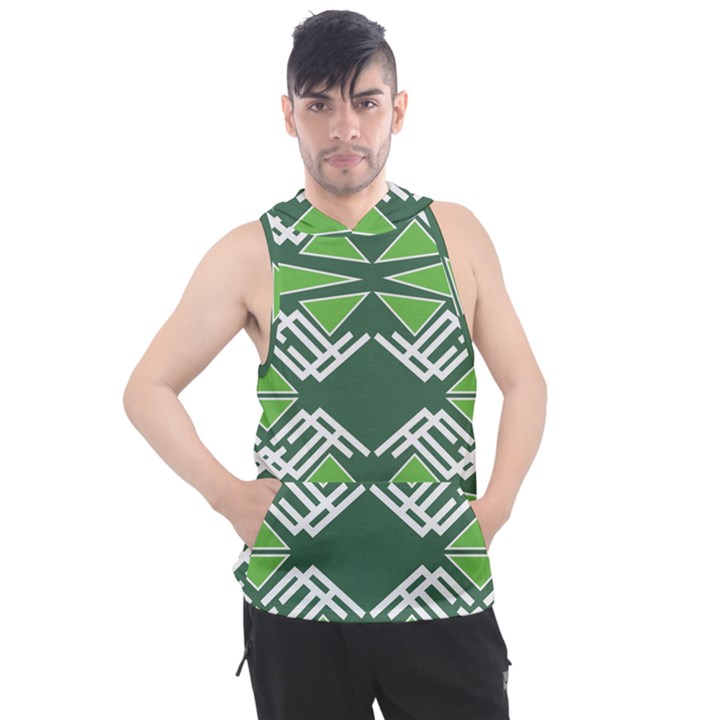 Abstract pattern geometric backgrounds  Men s Sleeveless Hoodie