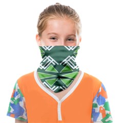 Abstract Pattern Geometric Backgrounds  Face Covering Bandana (kids) by Eskimos