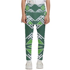 Abstract Pattern Geometric Backgrounds  Kids  Skirted Pants