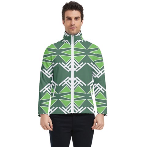 Abstract Pattern Geometric Backgrounds  Men s Bomber Jacket by Eskimos