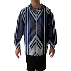 Abstract Pattern Geometric Backgrounds  Kids  Hooded Windbreaker by Eskimos