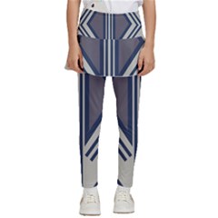 Abstract Pattern Geometric Backgrounds  Kids  Skirted Pants