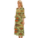 Abstract pattern geometric backgrounds Midsummer Wrap Dress View2