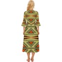 Abstract pattern geometric backgrounds Midsummer Wrap Dress View4