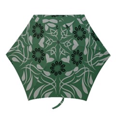 Folk Flowers Print Floral Pattern Ethnic Art Mini Folding Umbrellas by Eskimos