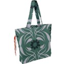 Folk flowers print Floral pattern Ethnic art Drawstring Tote Bag View2