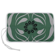 Folk Flowers Print Floral Pattern Ethnic Art Pen Storage Case (m) by Eskimos