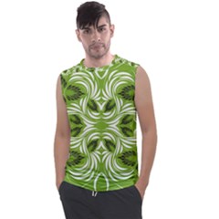 Folk Flowers Print Floral Pattern Ethnic Art Men s Regular Tank Top by Eskimos