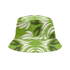 Folk Flowers Print Floral Pattern Ethnic Art Bucket Hat by Eskimos