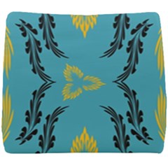 Folk Flowers Print Floral Pattern Ethnic Art Seat Cushion by Eskimos