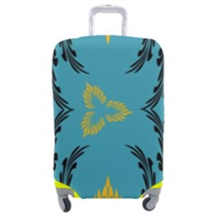 Folk Flowers Print Floral Pattern Ethnic Art Luggage Cover (medium) by Eskimos